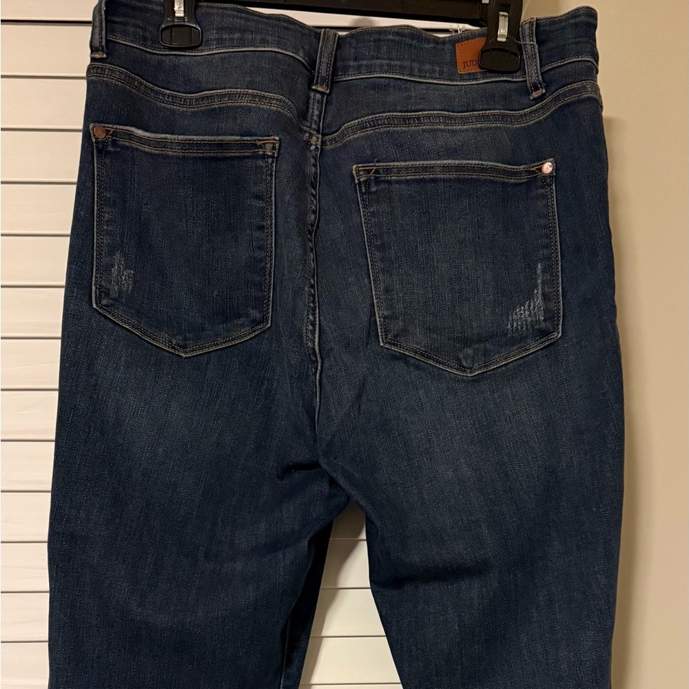 Women’s Judy Blue Skinny Jeans Relaxed fit Raw hem 14W